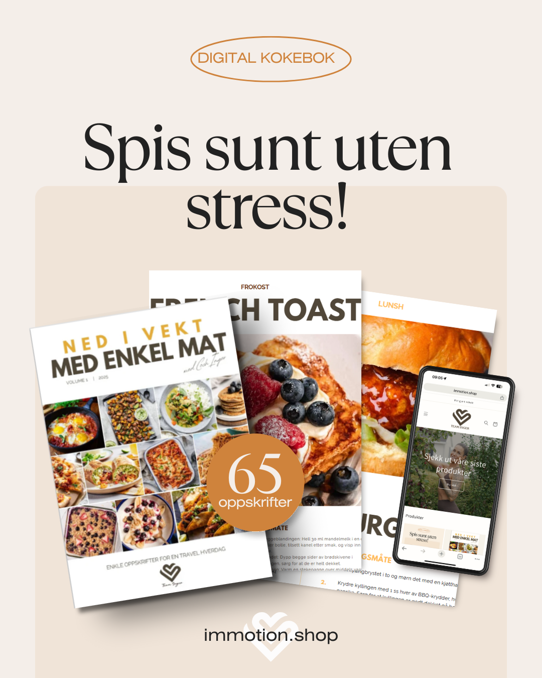 Ned i vekt med enkel mat