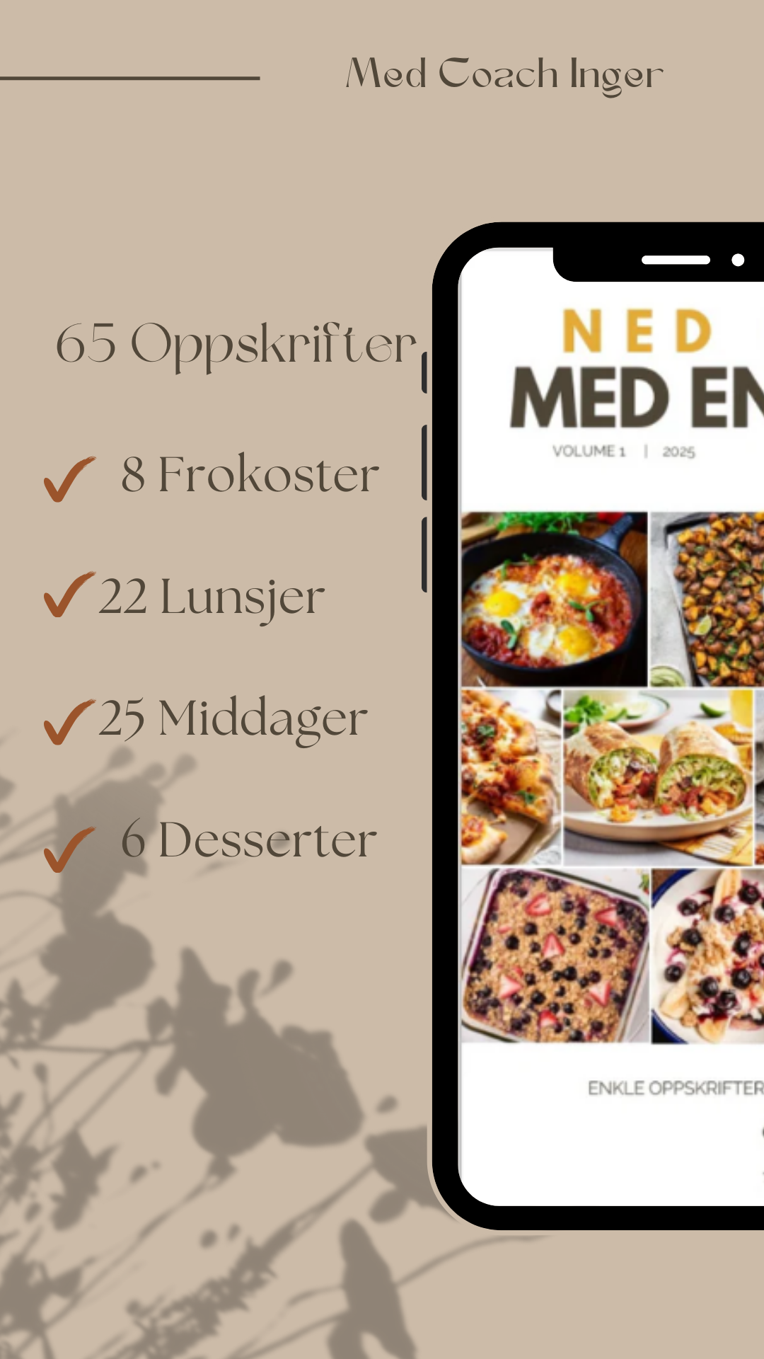 Ned i vekt med enkel mat