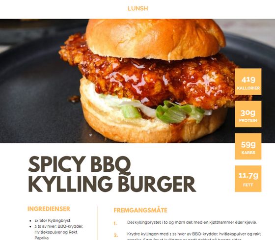 Burger fra heftet